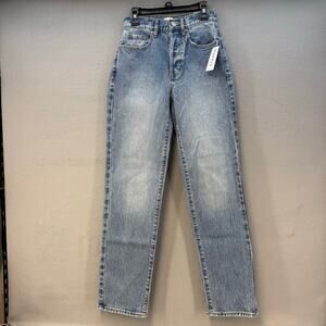 PacSun Jeans Women's 23 (0) Stretch Dad Jean Button Fly High Rise Preppy NWT